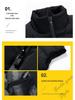 Men's Cotton-Padded Stand Collar Vest - Autumn/Winter Casual Sleeveless Outerwear