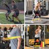 Various Color TPE Yoga Resistance Bands - Home Gym Fitness Elastic Bands for Pilates Strength Training Workout Sport Equipment
