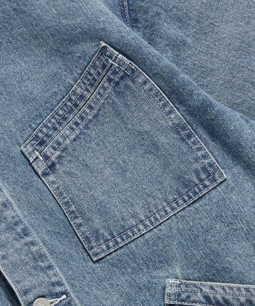 Espionage 91 Denim Trucker Jacket Light Indigo