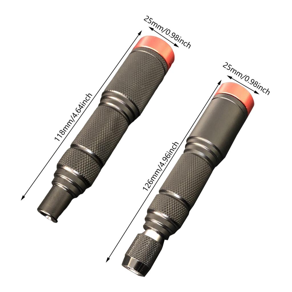 Magnetic Bit Holder 6.35mm Easy To Carry Aluminum Equipment for 1/4inch Hex Shank Bit Screwdriver Handle Repair