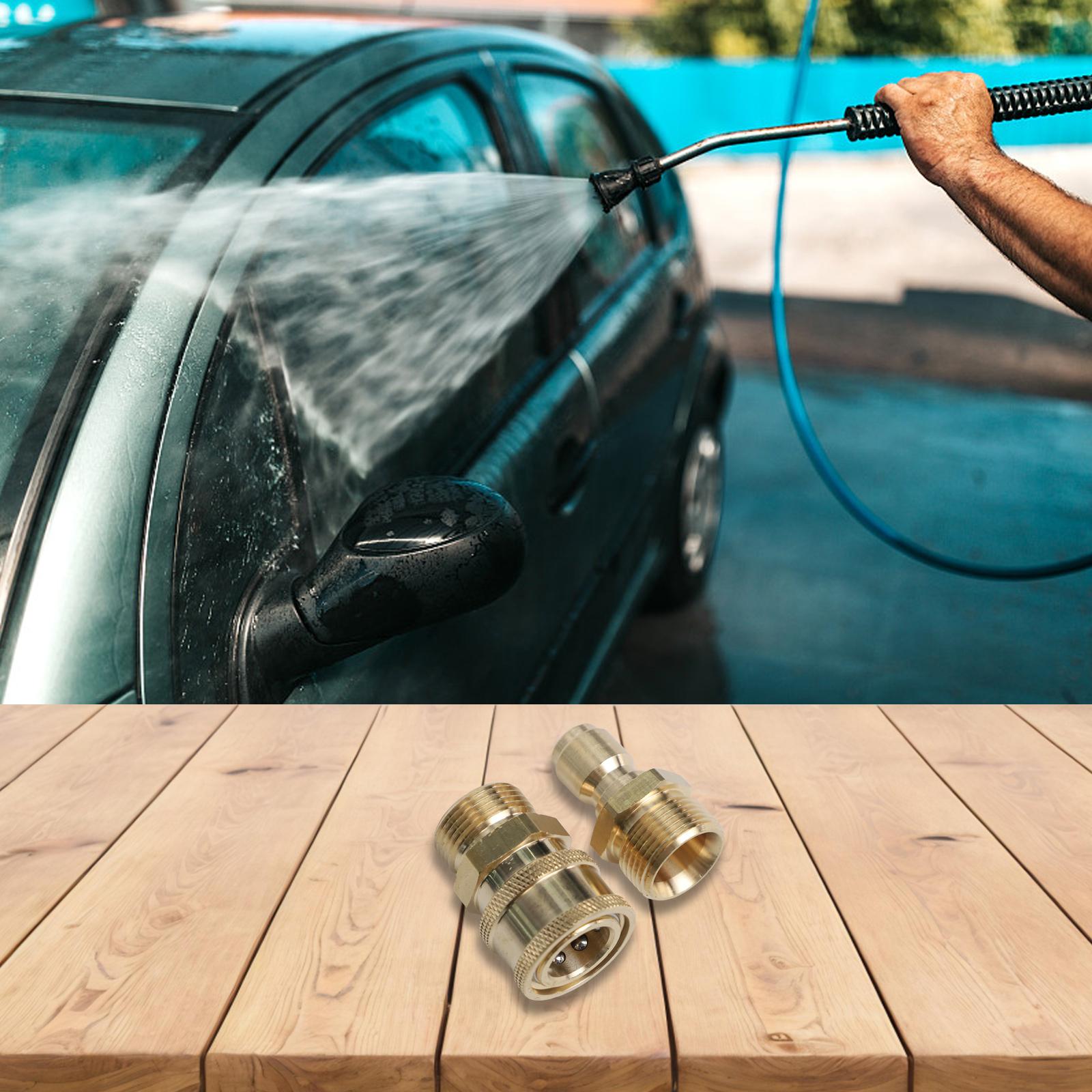 

1 Pair Pressure Washer Quick Connector Car Washing Machine Quick Release Quick-connect Joint Water Pipe Adapter China Mainland