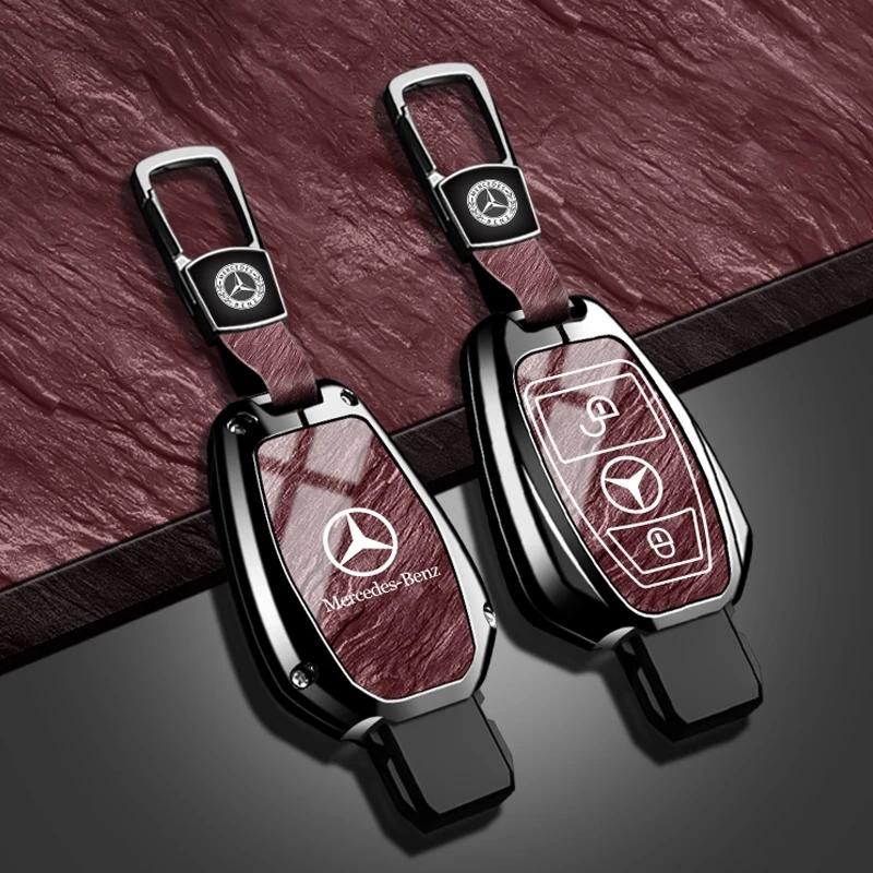 Zinc Alloy Car Key Protector Key Case Cover Shell For Mercedes Benz B C E Class GLS GLA GLK GLC CLA AMG W204 W205 W212 W463 W176