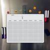 Erasable Monthly Weekly Planner Magnetic Dry Erase Calendar Fridge Magnet Message Board Soft Whiteboard  Set  Reusable