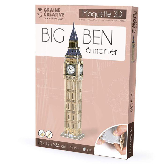 3D Puzzle Big Ben Model - Graine Creative We All Have Talent