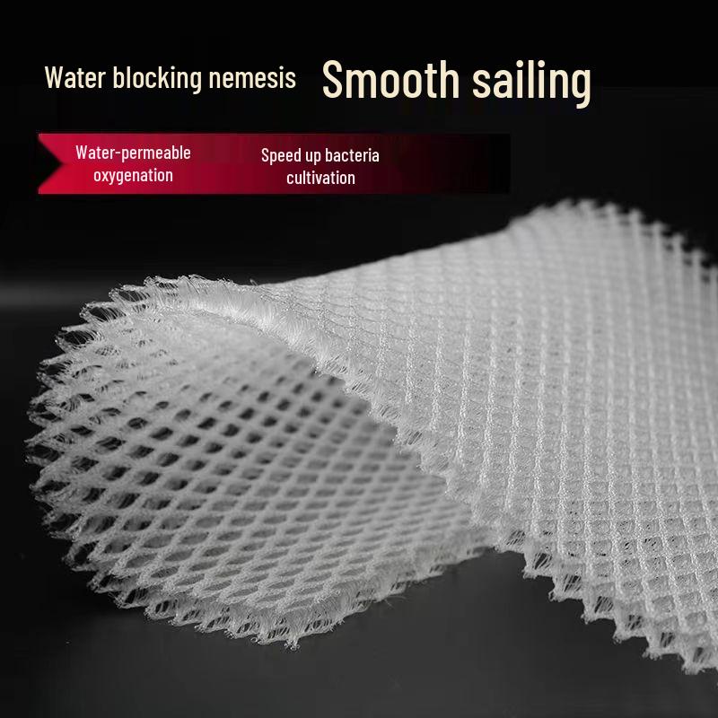 Verstopfungsfreies Aquarium-Filtervlies: Wabenstruktur, Leicht zu reinigen, Hält Schmutz zurück