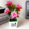 Plant Rose Potted Room Decoration Ornaments For Gift And Decoration Home