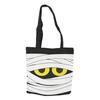 Mummy Halloween Tote Bag In Printed Cotton 25x25 Cm