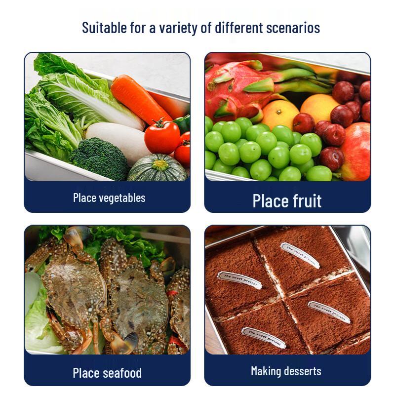 Stainless Steel Rectangular Tray