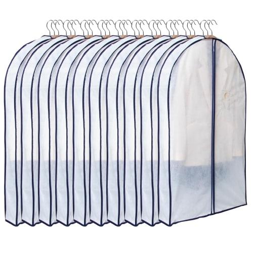 Astro Clothing Covers, Short Size, 10-Pack, Wide Gusset for Thick Clothing, Hanging Clothes, Wrinkle-Resistant, Breathable Nonwoven Fabric, Bottom Clo
