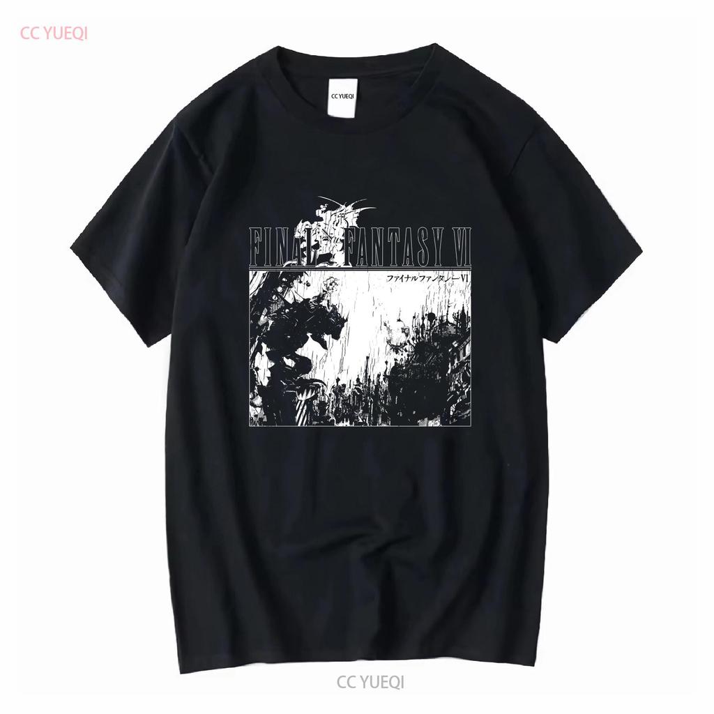 Final Fantasy VI T Shirt Vintage Style 6 long or short sleeves vintage Washed designer clothes Slightly Comfortable streetwear