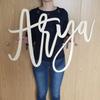 1pc Custom Wooden Name Sign,Customize Family Surnames,Name Tag,Colorful Graffiti,Room And Home Decor,