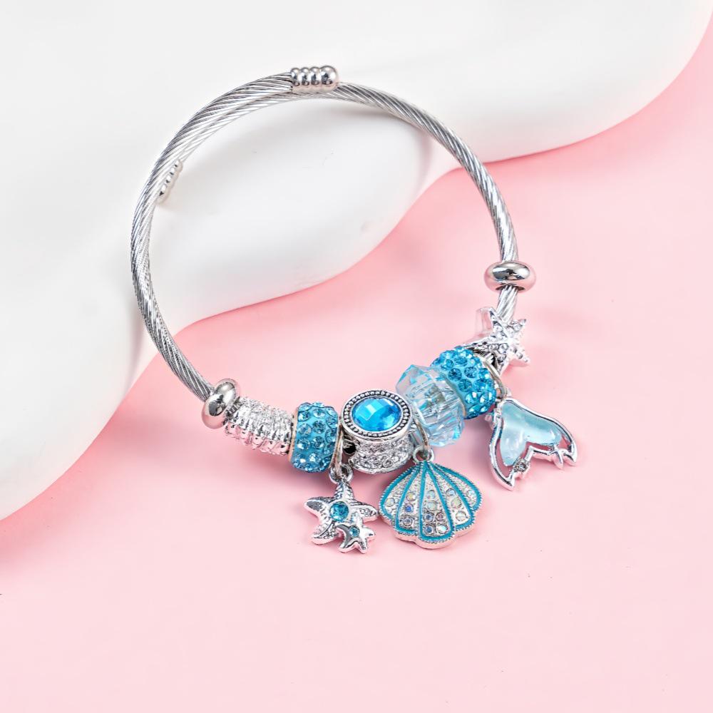 Fishtail Muschel Anhänger Armband - Luxuriöses europäisches & amerikanisches Design für Damen