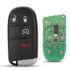 Jingyuqin M3N-40821302 Smart Card Remote Control Key 433MHz for Dodge Durango 2015-2022 Fob ID46 PCF7953 Chip 2/3/4/5 Buttons