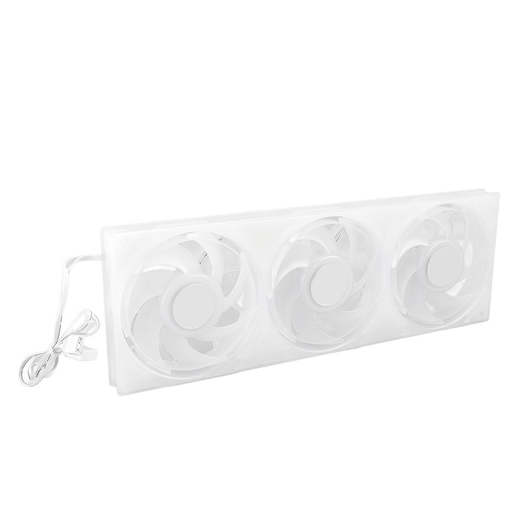 360mm 3 in 1 Computer Case Fan 5V ARGB 2200RPM 4 Pin PWM MFDB Dynamic Pressure Bearing 7 Blades Quiet Case Cooler Fan for PC