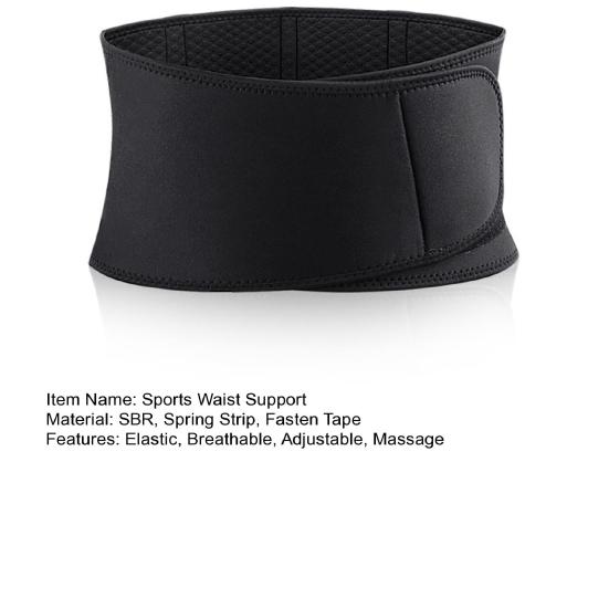 Nastavitelná prodyšná elastická postava zeštíhlující zapínání Upevnění páskou Masáž pupeční kýly