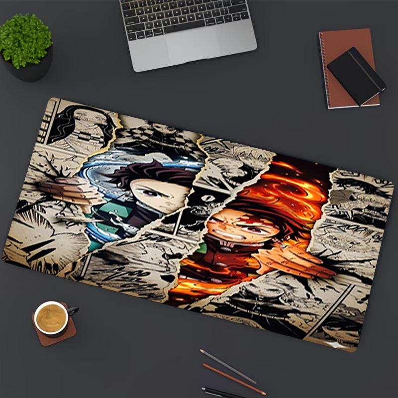 Demon Slayer Print Mouse Pad, for Keyboard Pad Laptop PC Mat for Office Home Use, Desk Decor, Perfect Birthday Gift for Gamers
