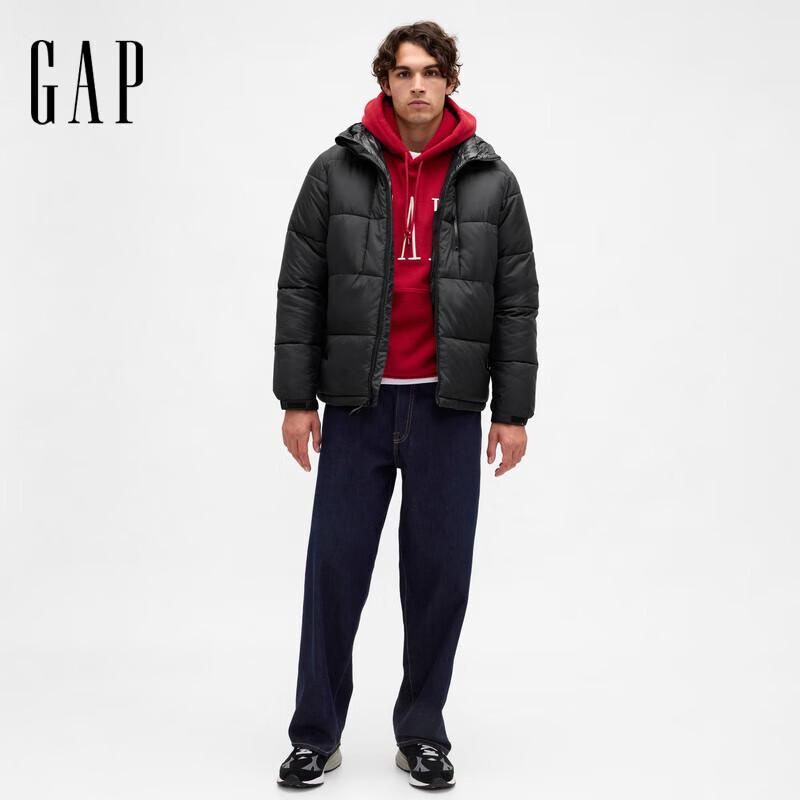 GAP Unisex Logo Embroidered Fleece Hoodie