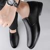 Fashion Casual Lightweight Men's Genuine Leather Loafers All-match Fashion Business Shoes Comfortable Men's Walking Shoes Mens Flats
