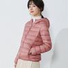 Down Jacket Women's Lightweight Short Hooded Autumn Winter White Duck Down Warm Women's Jacket