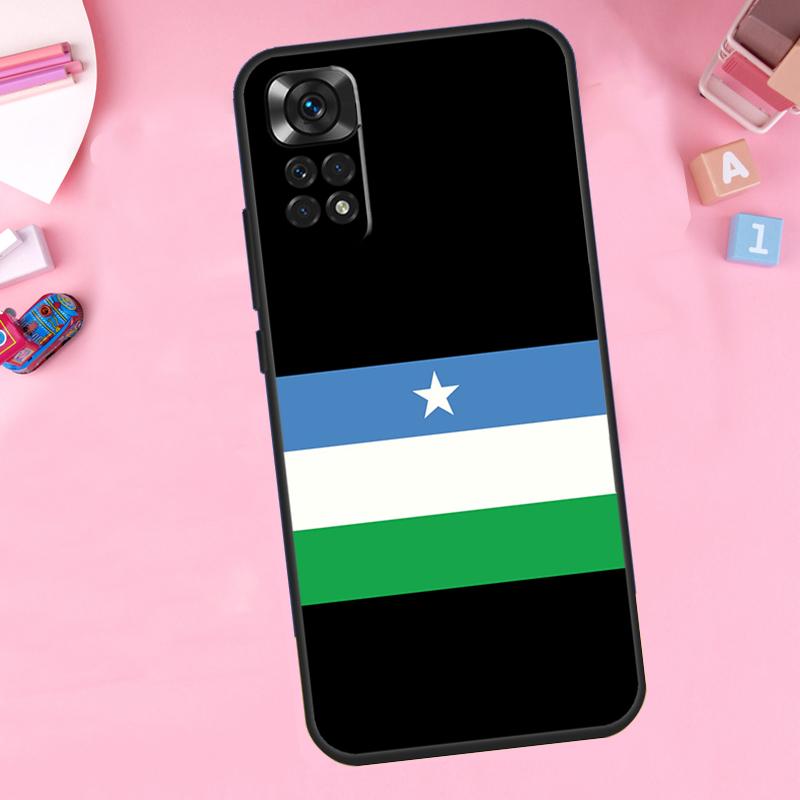 Puntland State Somali Flag For Xiaomi Redmi Note 13 10 12 11 14 15 Pro Plus Phone Case For Redmi 15 13C 12C 14C 10C 15C