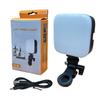 High Quality and Durable Rechargeable Mini LED Fill Light Portable Clip-On Lamp for Live Streaming Video Calls and Vlogging
