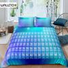 Science Duvet Cover Periodic Table of Elements Bedding Sets Chemistry Lovers Learning Image Polyester Bedding Set Blue Purple