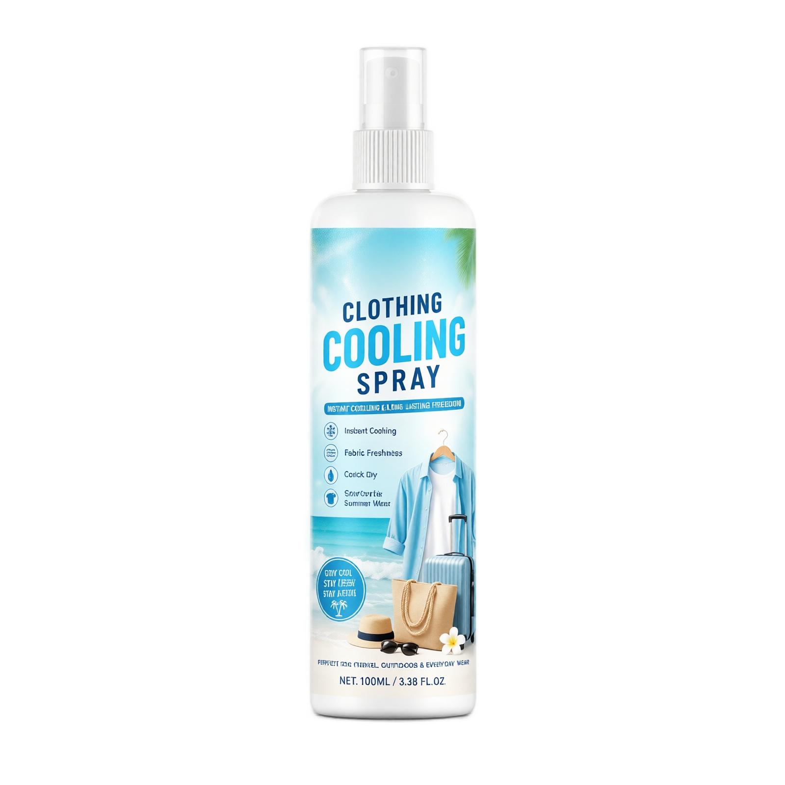 Summer clothing cooling care spray 100ML One Size