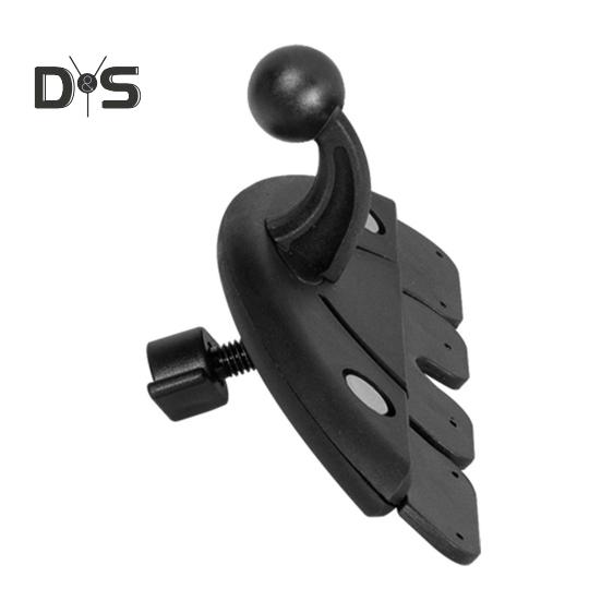 C.D Slot Car Phone Mount 360 Degrees Rotating Clip Holder with Anti-Slip Pad Universal Smartphone Holder for Samsung/MP3