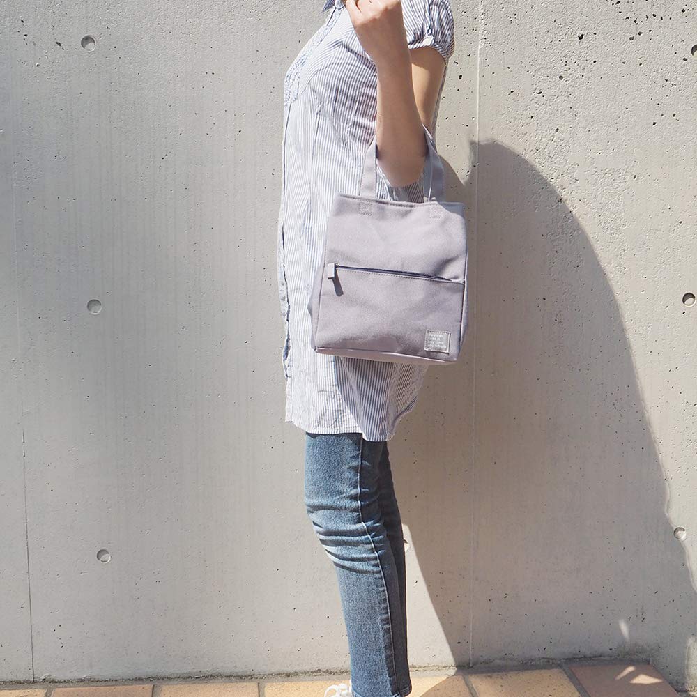 Lunchtasche, Thermo-Tragetasche, Lunchtasche, Lunchbox, für den Weg zur Arbeit oder zum Mittagessen, isoliert, Grau, AF5276, Tasche, Isolierung, Isolierung, Handtasche, Tasche, süß,