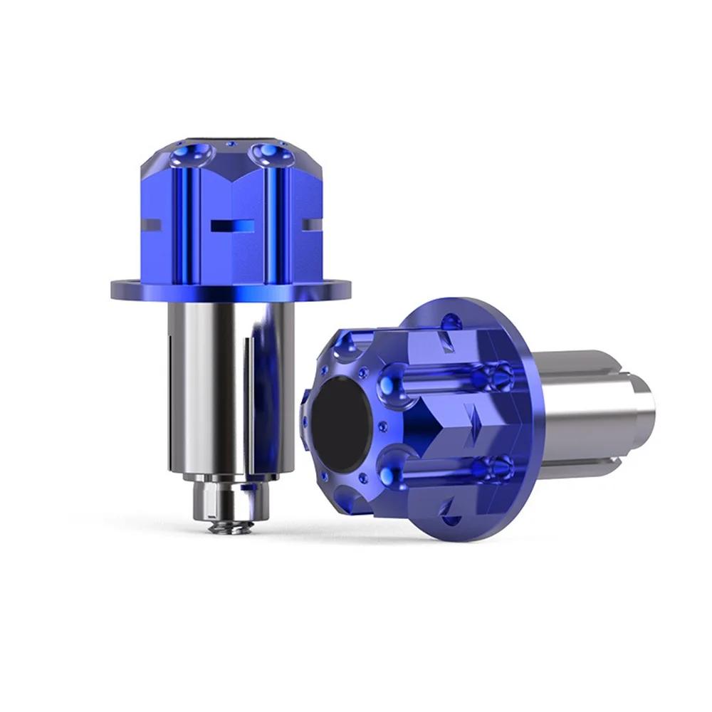 2 stuks CNC Aluminium Motorfiets Stuurhandvatten Stuurdoppen Schuivers voor 16-18 mm Motorfiets Crossmotor Accessoires Universeel