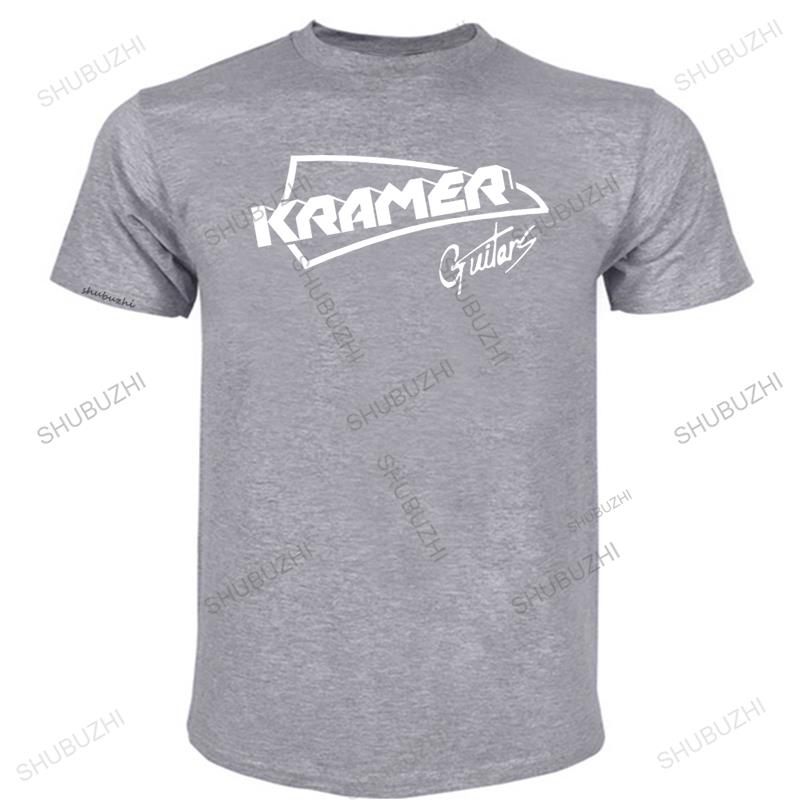 Man Letter Print T Shirt Camiseta Kramer Guitars Guitars Electric T-Shirt Men Top Tees New Cotton Tshirt Men Summer Fashion
