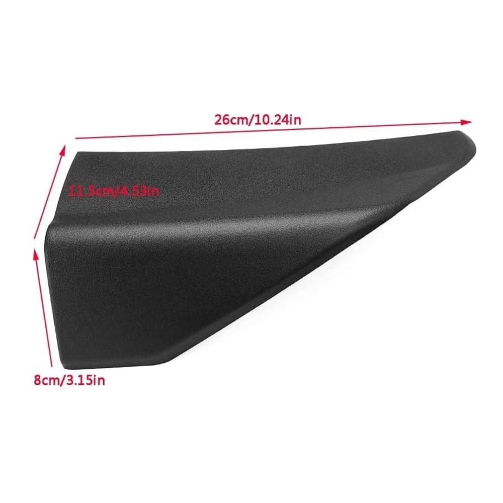 Auto Front Stoßstange Slitter Lip Diffusor Schwarz Abgerundete Kanten Für Ford Mustang 2015 2016 2017 Auto Zubehör