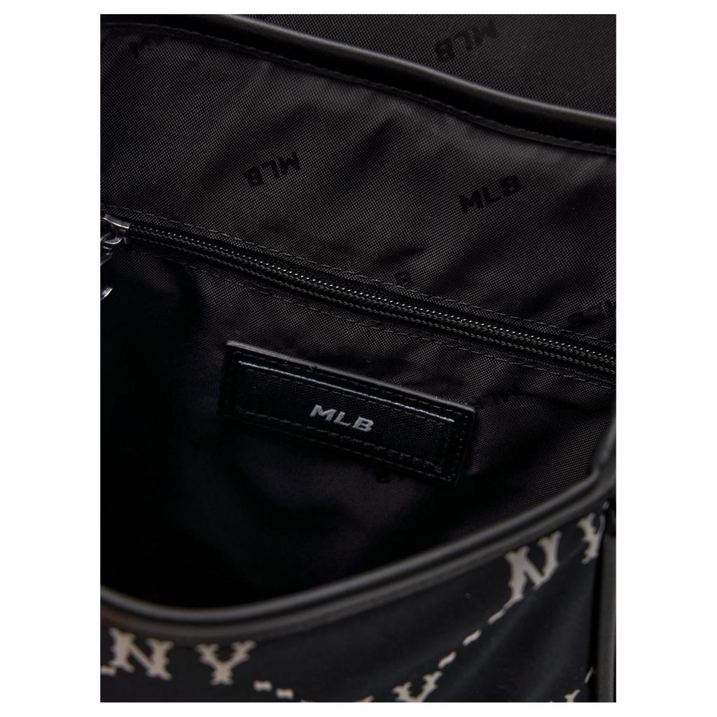 New MLB Polyester Backpack Regular Women's Black 7ABKMD45N-50BKS