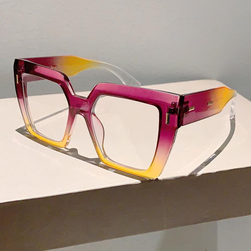 

Luxury Brand Designer Big Frame Square Sunglasses Women For Men Fashion Vintage Sun Glasses Punk Rivet Oversized Shades Uv