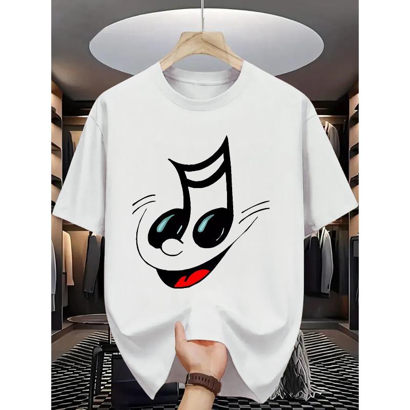 

Мужская летняя футболка с коротким рукавом, европейский размер, с принтом буквы «», повседневная, с круглым вырезом, дышащая, летняя одежда с коротким рукавом для жаркой погоды S белый