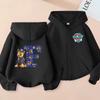 PAW Patrol Child Cardigan Hooded Jacket Cartoon Chase Letters A-Z Printed Polyester Outerwear Summer Casual Clothing Kids Gifts