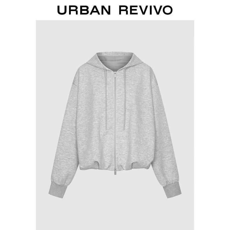 

UR2025 Women s Casual Hooded Cinch Waist Short Jacket M