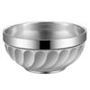Dairuien 201 Stainless Steel Double-Layer Insulated Rice Bowl