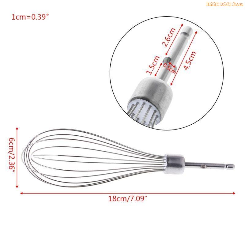 K1AE Stainless Steel Whisk Attachments for Food Processors Mixing Tool Suitable for Multiple Models Easy Cleaning Design