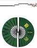 Win Instant Success High-Grade Tai Chi Fan Black Bamboo Ribs Chinese Style Man Ring Fan Kung Fu Martial Arts Folding Hand Fan