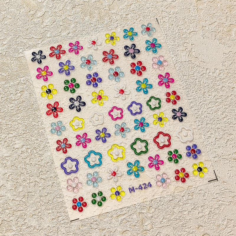 1pc Ocean Nail Art Stickers 5D Summer Starfish Seashell Nail Decals Decoration Y2K Embossed Nail Art Supplies Manicure Slider