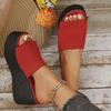 Women's Slipper New Fashion Platform Fish Mouth Wedge Sandal