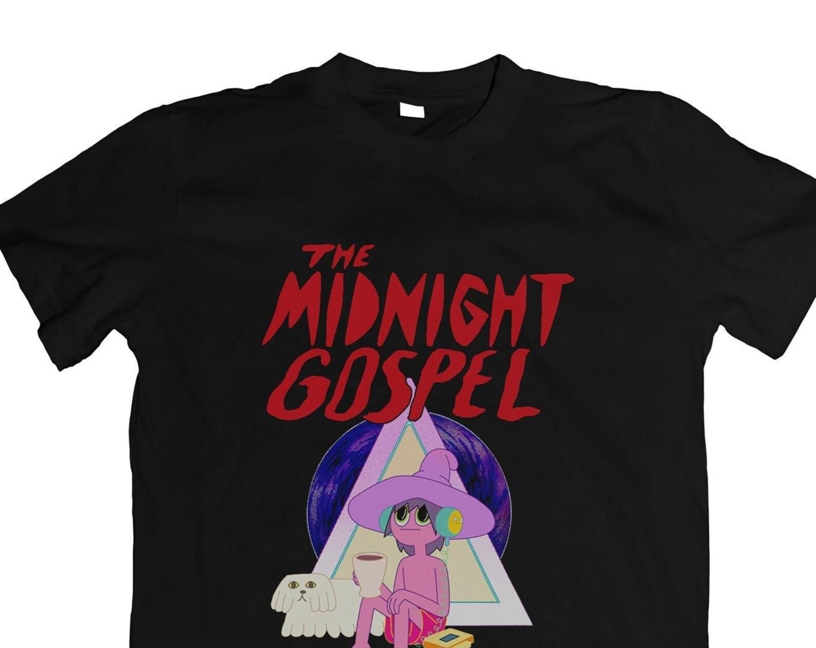 The MIDNIGHT GOSPEL -- midnight gospel clancy gilroy shirt - midnight gospel tee L