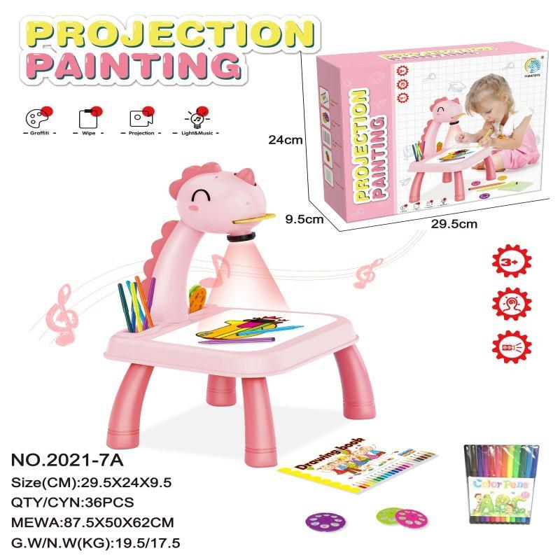Drawing Projector for Kids with Colored Pencils & Slides – Fun Educational Gift for Ages 3+