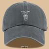 Cross-border Bestseller: 'I Need Coffee' Ponytail Baseball Cap - Adjustable for Outdoor Wear