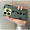 The little black cat jumping circle is suitable for Apple 15 mobile phone case creative new iphone14promax simple 13 cartoon xr