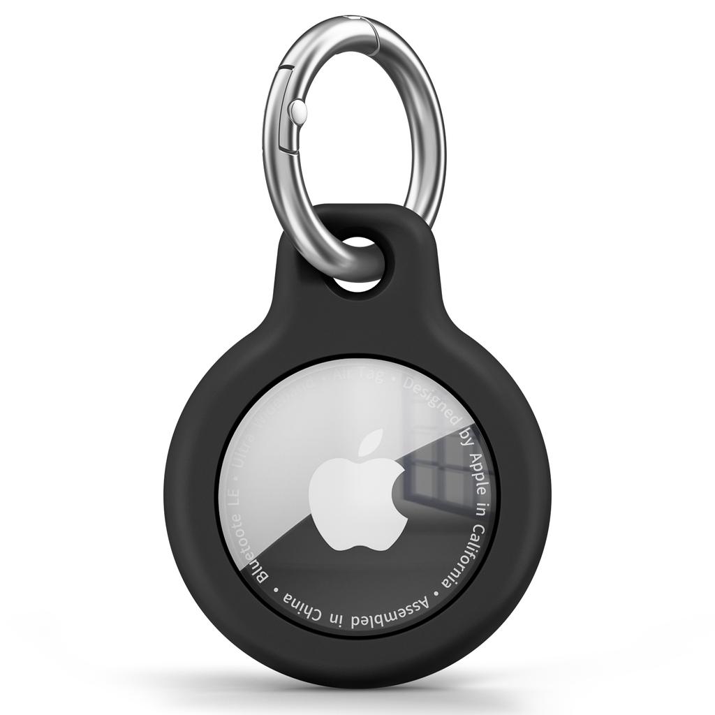 TPU Cover for Apple Air Tag Holder with Keychain Protective Shell Tracker Accessories Anti-scratch Sleeve For Apple Air Tag Case 2