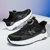 Spring and Autumn Cool Run Men's Shoes Summer Breathable Mesh Rotary Buckle Sneakers Casual Shock Absorption Sneakers Men's