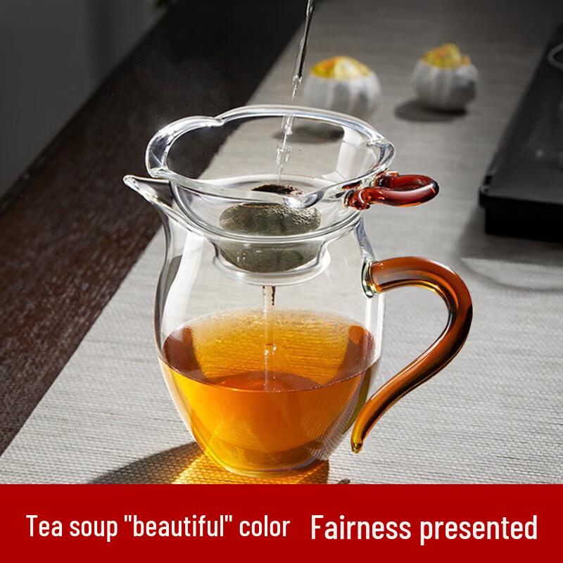 Glass Fairness Pitcher with Tea Strainer Set