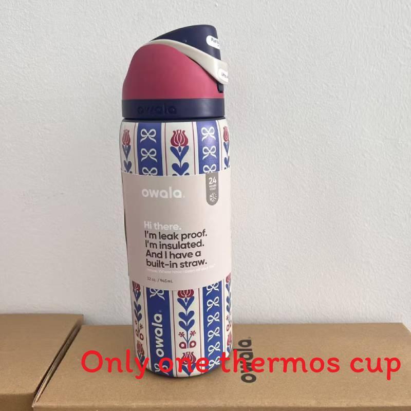 Stainless Steel Double Layer Water Bottle With Silicone Lid For Fitness School And Commuting